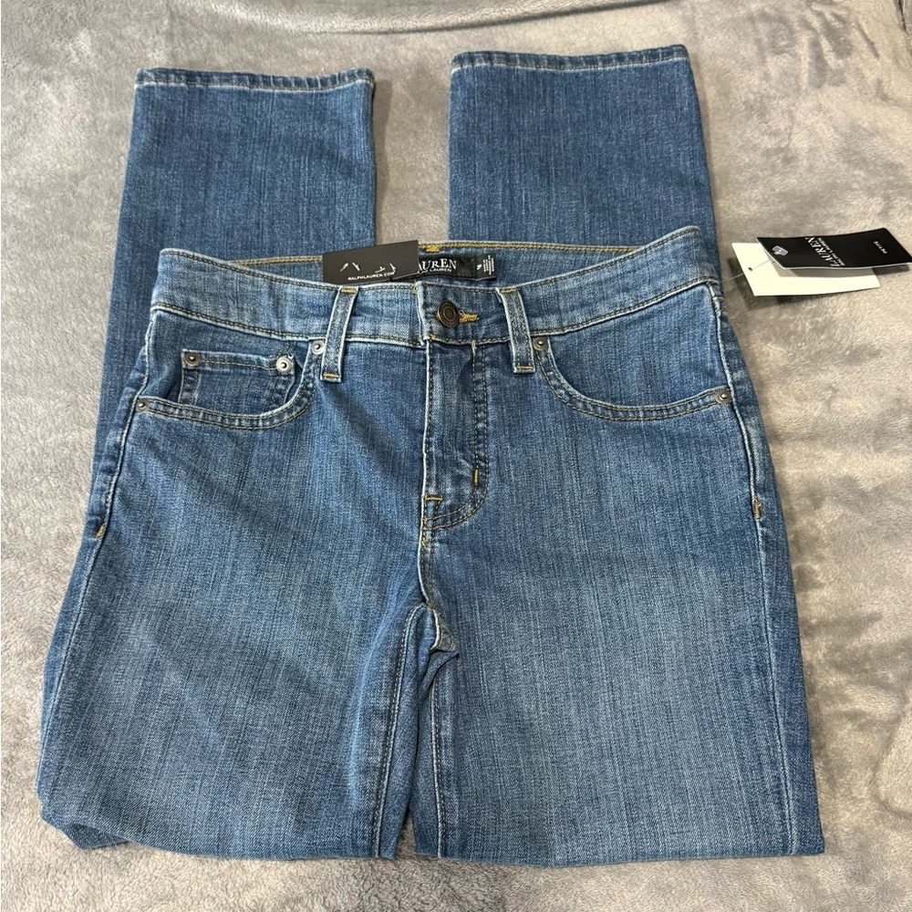 NWT Ralph Lauren Mid Rise Straight Leg Jeans - Picture 5 of 11